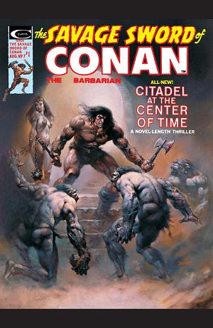 The Savage Sword Of Conan #7  cover