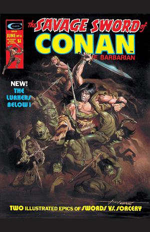 The Savage Sword Of Conan #6  cover