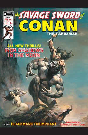 The Savage Sword Of Conan #4  cover