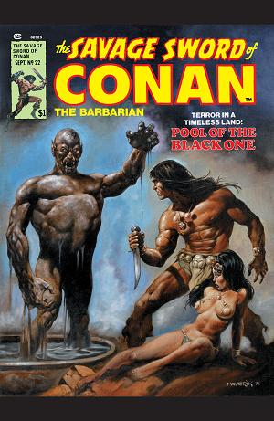 The Savage Sword Of Conan #22  cover