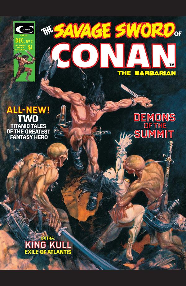 The Savage Sword Of Conan #3  cover