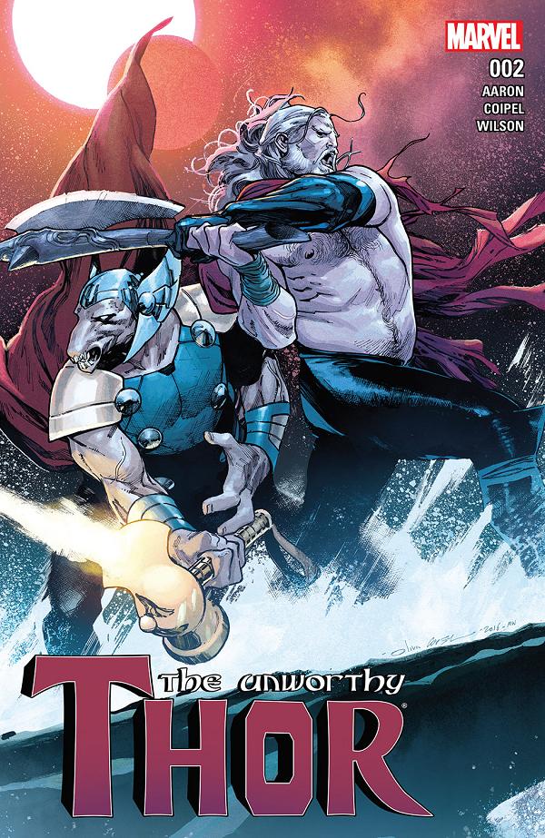 The Unworthy Thor #2  cover