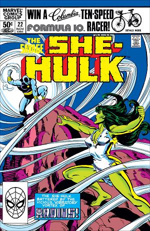 The Savage She-Hulk #22 cover