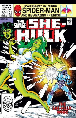 The Savage She-Hulk #23 cover