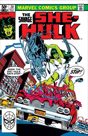 The Savage She-Hulk #20 cover