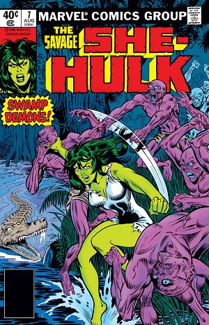 The Savage She-Hulk #7 cover