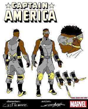 Captain America #7 VALERIO SCHITI DESIGN VARIANT [1:10] cover