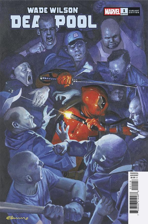 Wade Wilson: Deadpool #1 FABRIZIO DE TOMMASO VARIANT [1:25] cover