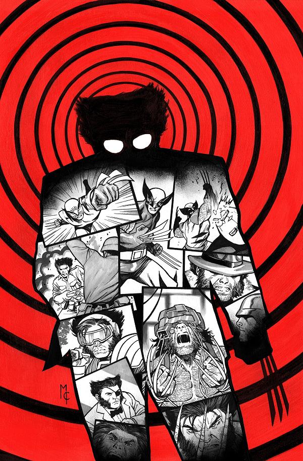 Logan: Black, White & Blood #2 MARTIN COCCOLO VIRGIN VARIANT [1:50] cover