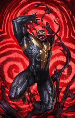 Amazing Spider-Man/Venom: Death Spiral #1 SKAN VENOM VIRGIN VARIANT [DS] [1:100] cover