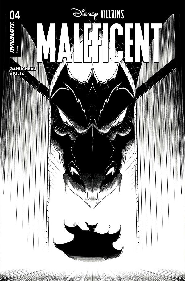 Disney Villains Maleficent #4 CVR I CVR I INC 1:5 ROBERT QUINN LINE ART FOC BONUS cover