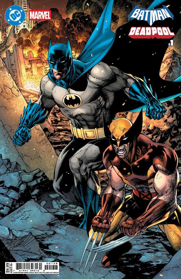 Dc Marvel Batman Deadpool #1 cover