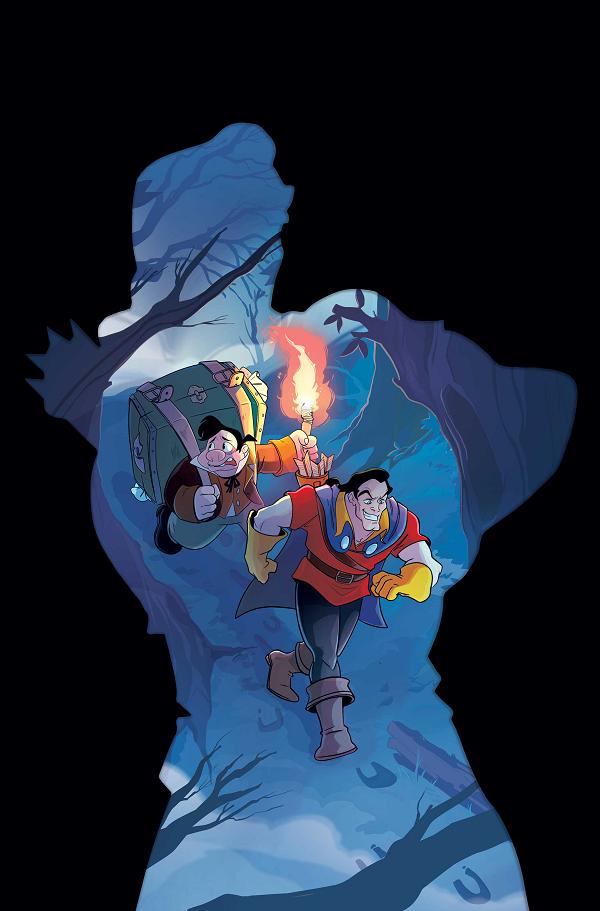 Disney Villains Gaston #1 variant cover by Milena Ciccarello
