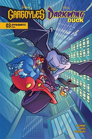 Gargoyles Darkwing Duck #3 CVR A TAD STONES cover
