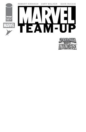 Marvel Teamup #14 CVR G FACSIMILE EDITION CVR G BLANK SKETCH cover