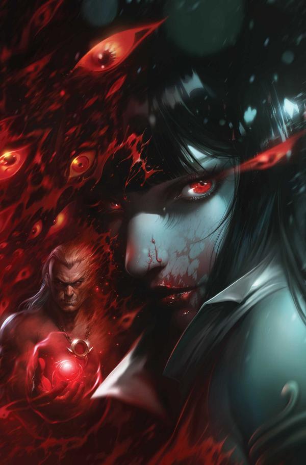 Vampirella Armageddon #8 variant cover by Francesco Mattina