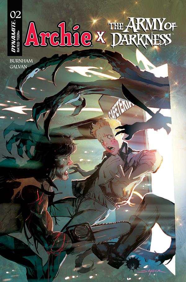 Archie X Army Of Darkness #2 variant cover by Stuart Sayger