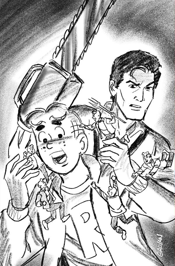 Archie X Army Of Darkness #2 variant cover by Bill Galvan