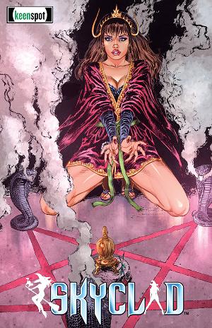 Skyclad #2 CVR C CVR C MICHAL DUTKIEWICZ FOR THE GRAM BLANK SKETCH FLIP cover
