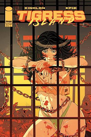 Tigress Island #1 CVR C (OF 5) CVR C LUANA VECCHIO NSFW POLYBAGGED cover