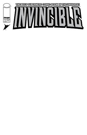 Invincible Foil Edition #1 CVR D REPRINT CVR D BLANK SKETCH cover