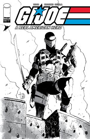 G.I. Joe: A Real American Hero #326 CVR B CVR B LEE WEEKS B&W cover