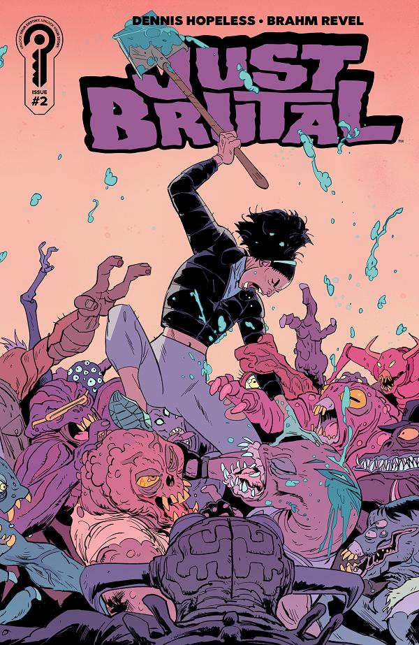 Just Brutal Cover A Brahm Revel #2 cover by Brahm Revel