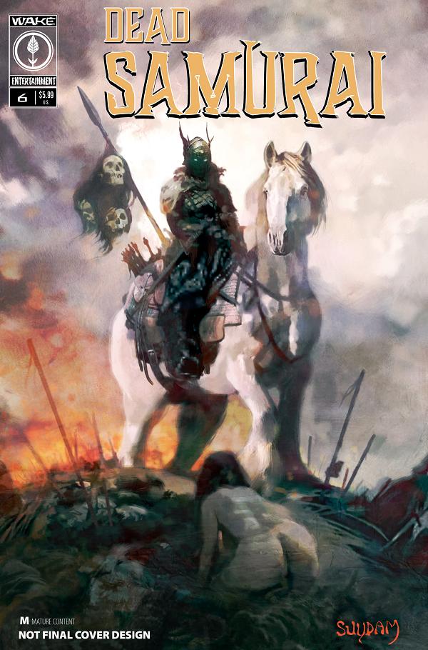 Dead Samurai #6 variant cover by Arthur Suydam