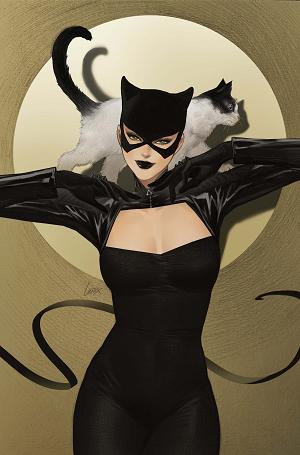 Catwoman #85 CVR E CVR E LESLEY LEIRIX LI WOMENS HISTORY MONTH CARD STOCK cover