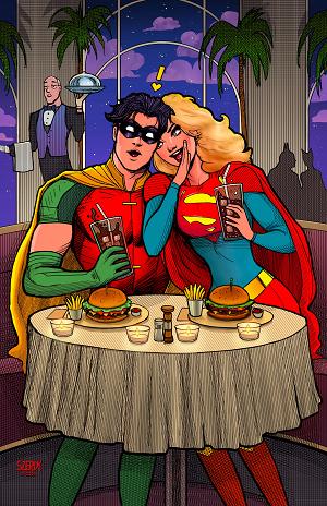 Batman & Superman: World's Finest #49 CVR B CVR B NATHAN SZERDY CARD STOCK cover