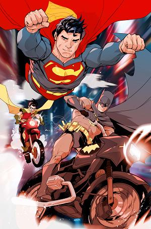 Batman & Superman: World's Finest #49 CVR C CVR C KARL KERSCHL CARD STOCK cover