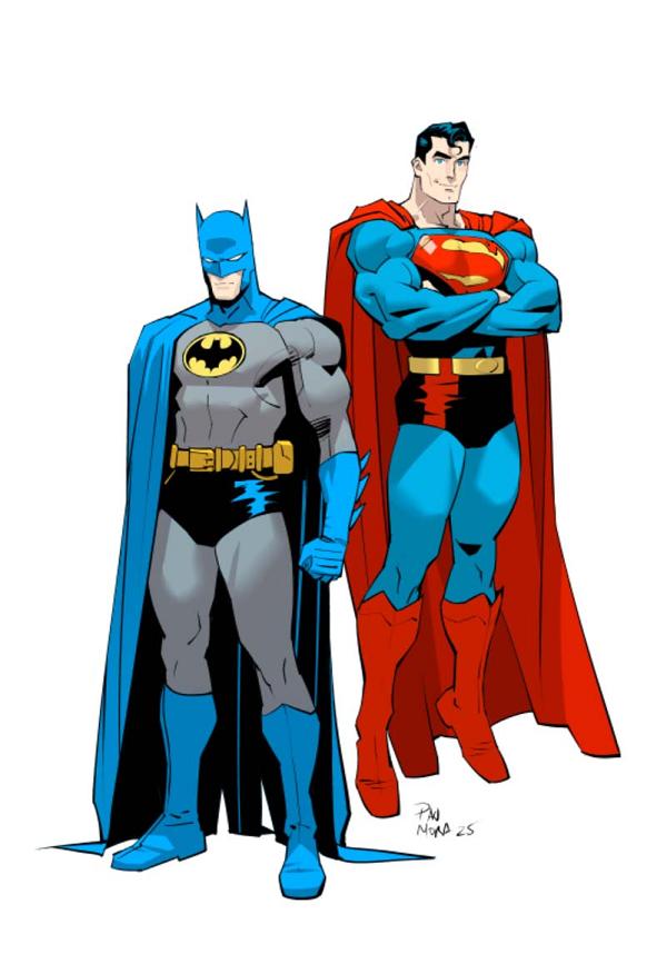 Batman & Superman: World's Finest #49 CVR F CVR F DAN MORA CORNER BOX SPOT FOIL cover