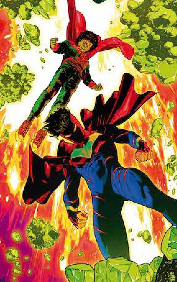 Superman Unlimited #11 CVR G CVR G ACO REIGN OF THE SUPERBOYS CONNECTING CARD STOCK cover