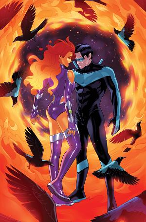 New Titans #33 CVR B CVR B STEPHEN BYRNE CARD STOCK cover