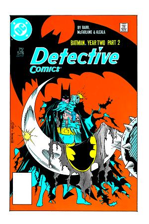 Detective Comics #576 CVR C FACSIMILE EDITION CVR C TODD MCFARLANE FOIL cover
