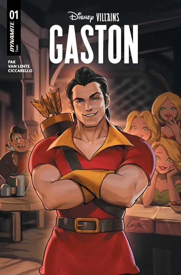 Disney Villains Gaston #1 CVR F CVR F LEIRIX LI METAL VIRGIN CVR cover