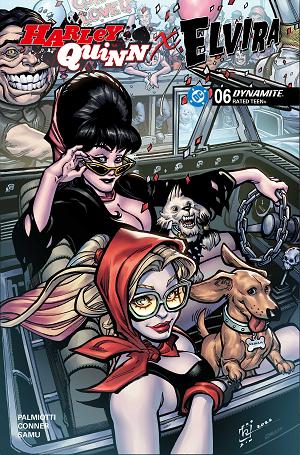 Harley Quinn X Elvira #6 CVR B CVR B CHAD HARDIN cover