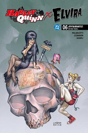 Harley Quinn X Elvira #6 CVR C CVR C JOSEPH MICHAEL LINSNER cover