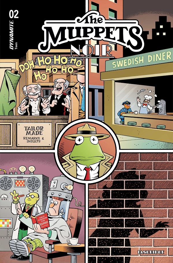 Muppets Noir #2 cover by Roger Langridge