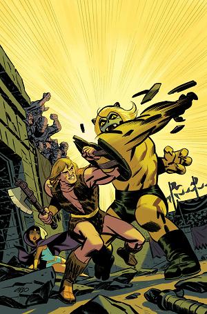 Thundarr The Barbarian #3 CVR E CVR E MICHAEL CHO METAL VIRGIN cover