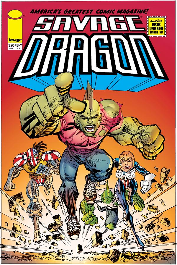 Savage Dragon #280 CVR A ERIK LARSEN (MR) cover