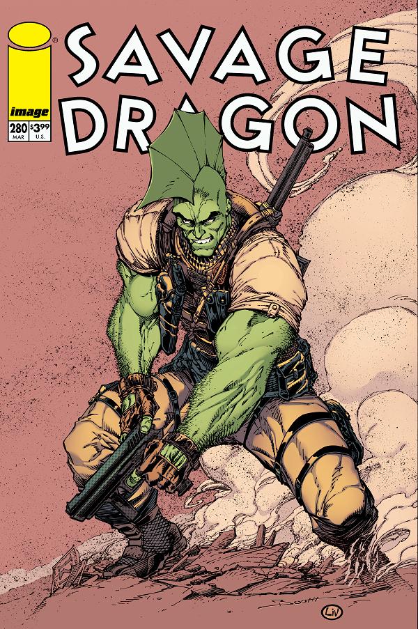Savage Dragon #280 CVR C CVR C BRETT BOOTH & LIVESAY cover