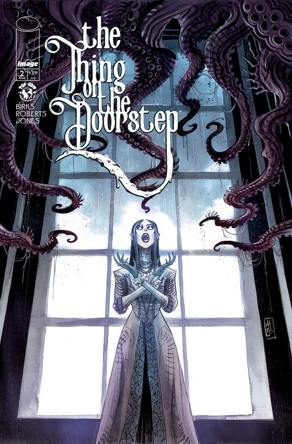 The Thing On The Doorstep #2 variant cover by Abigail Harding