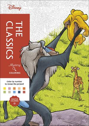 Disney Mystery Coloring: The Classics cover