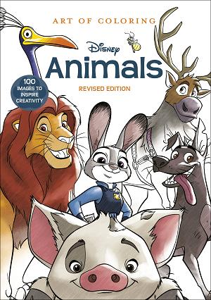Art Of Coloring: Disney Animals cover
