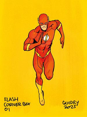 Flash #31 CVR E CVR E GAVIN GUIDRY CORNER BOX SPOT FOIL cover