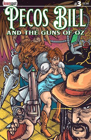 Pecos Bill & The Guns Of Oz #3 CVR B CVR B BRYCE OQUAYE cover
