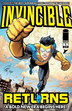 Invincible Returns Facsimile Edition #1 CVR B CVR B ERIK LARSEN & RYAN OTTLEY cover