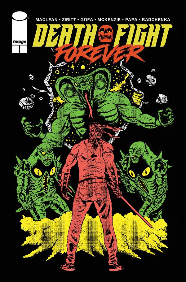 Death Fight Forever #2 variant cover by Alexis Ziritt