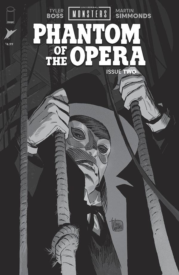 Universal Monsters Phantom Of The Opera #2 CVR D (OF 4) CVR D INC 1:25 LEE WEEKS B&W CLASSIC HORROR VAR cover